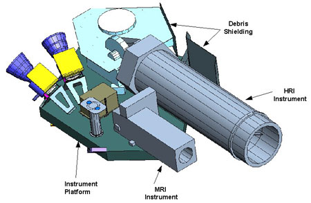 deep impact space probe labeled