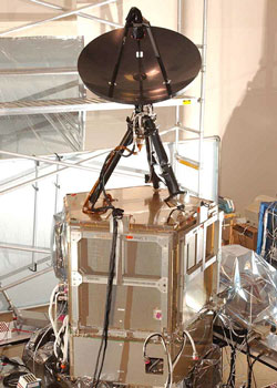 High Gain Antenna Mounted on the Flyby Spacecraft